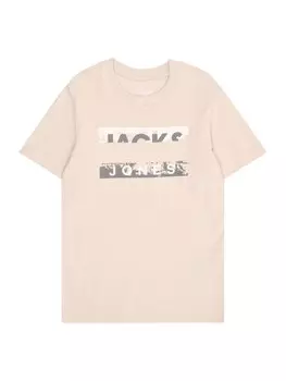 Футболка Jack & Jones Junior Shirt JCOKONTA, бежевый