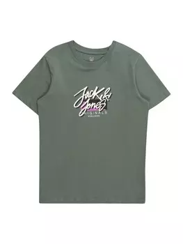 Футболка Jack & Jones Junior Tampa, темно-зеленый