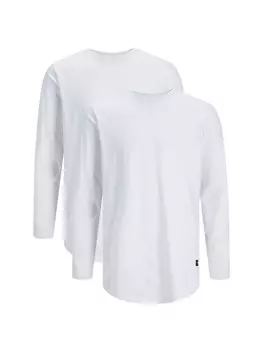 Футболка Jack & Jones Langarmshirt Jjenoa, белый