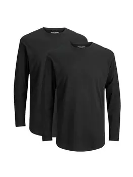 Футболка Jack & Jones Langarmshirt Jjenoa, черный