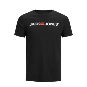 Футболка Jack & Jones Large Size Corp Logo, черный