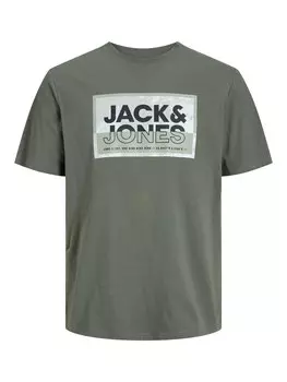 Футболка JACK & JONES LOGAN, цвет Pastel Green/Dark Green