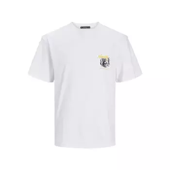 Футболка Jack & Jones Marbella Aop Back, белый