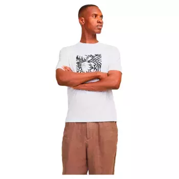 Футболка Jack & Jones Marbella Aop Branding, белый