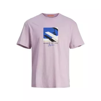 Футболка Jack & Jones Marbella Front, фиолетовый