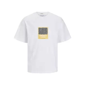 Футболка Jack & Jones Mykonos Geo Front, белый