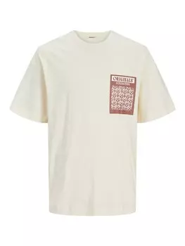 Футболка JACK & JONES MYKONOS, кремовый