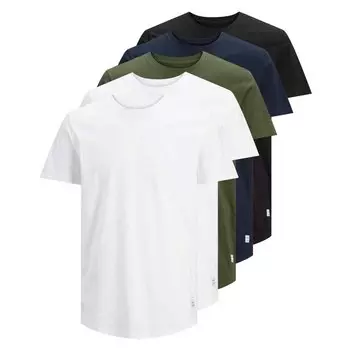 Футболка Jack & Jones Noa Crew 5 шт, разноцветный