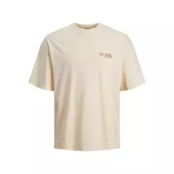 Футболка Jack & Jones Noto Type Photo, бежевый