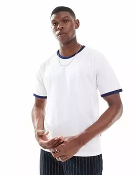 Футболка Jack & Jones облегающая белая