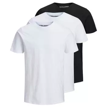 Футболка Jack & Jones Organic Basic 3 Pack, черный