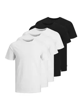 Футболка Jack & Jones Organic, цвет weiss-multi-black-white
