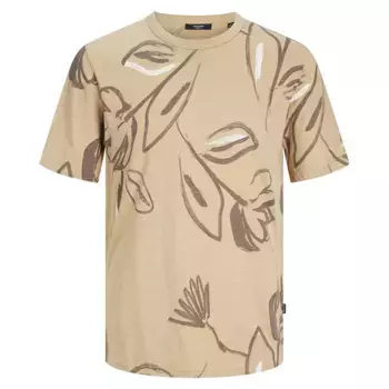 Футболка Jack & Jones Palma Aop, бежевый