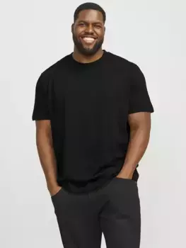 Футболка Jack & Jones PlusSize "JJEBRADLEY TEE SS NOOS PLS", черный