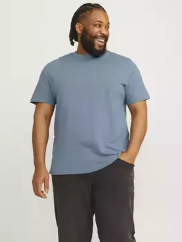 Футболка Jack & Jones PlusSize "JJEBRADLEY TEE SS NOOS PLS", синий