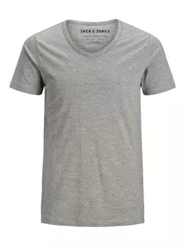 Футболка JACK & JONES, пятнистый серый