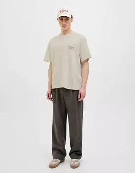 Футболка Jack & Jones ярко-белого цвета
