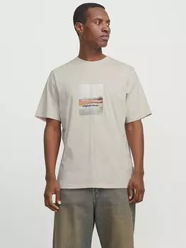 Футболка Jack & Jones Shirt, бежевый