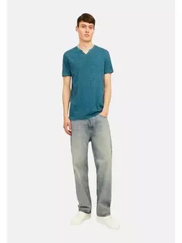 Футболка Jack & Jones Split, цвет petrol
