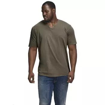 Футболка Jack & Jones Split Slim Fit, зеленый