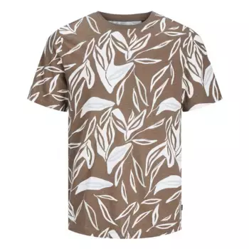 Футболка Jack & Jones Summer Leaf, коричневый