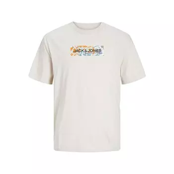 Футболка Jack & Jones Summer Print, бежевый