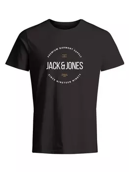 Футболка Jack & Jones T-Shirt 'BLAASTON', черный