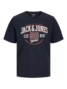 Футболка Jack & Jones T-Shirt 'JJELOGO TEE' Marineblau