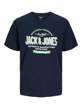 Футболка Jack & Jones T-Shirt 'JJELOGO TEE' Marineblau