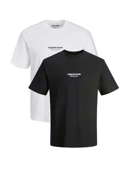 Футболка Jack & Jones T-Shirt Jorvesterbro, цвет Schwarz/wei