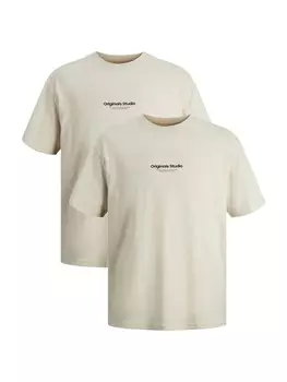 Футболка Jack & Jones T-Shirt Jorvesterbro, цвет Moonbeam