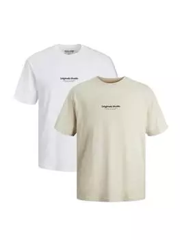 Футболка Jack & Jones T-Shirt Jorvesterbro, цвет Moonbeam/wei