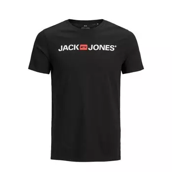 Футболка Jack & Jones T-Shirt Large Size Corp Logo, черный