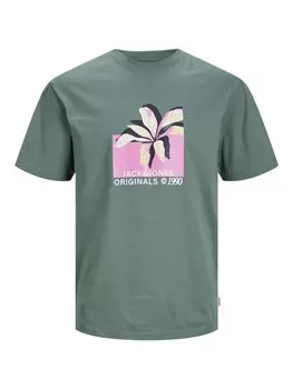 Футболка JACK & JONES TAMPA, темно-зеленый