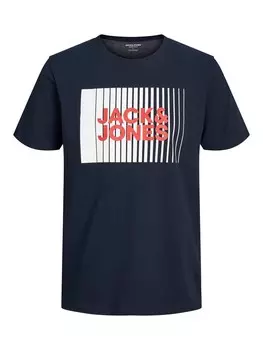 Футболка JACK & JONES, темно-синий