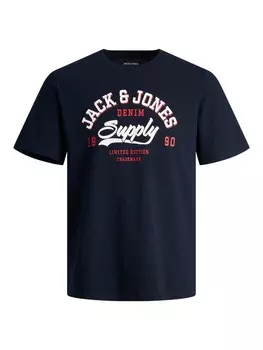 Футболка JACK & JONES, темно-синий