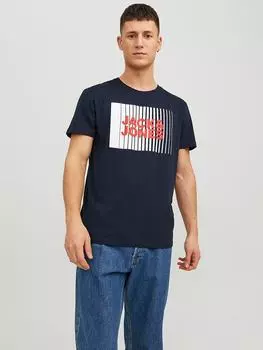 Футболка Jack & Jones, темно-синий