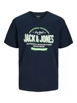 Футболка JACK & JONES, темно-синий