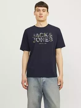 Футболка Jack & Jones, темно-синий