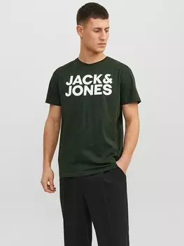 Футболка Jack & Jones, темно-зеленый