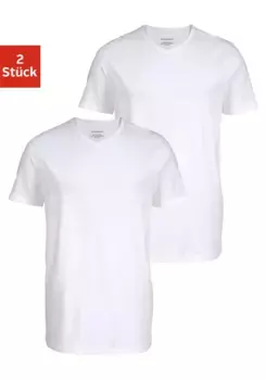 Футболка Jack & Jones "V-образный вырез", белый