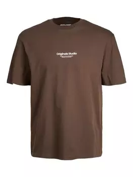 Футболка JACK & JONES VESTERBRO, коричневый