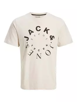 Футболка Jack & Jones Warrior, кремовый