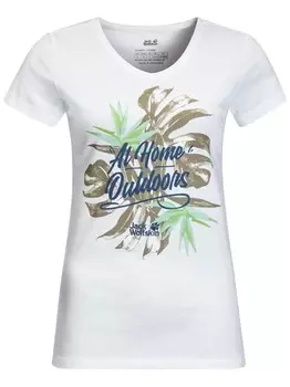 Футболка Jack Wolfskin AT HOME T W, белый