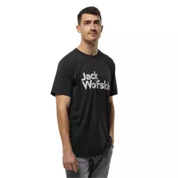 Футболка Jack Wolfskin Brand, черный