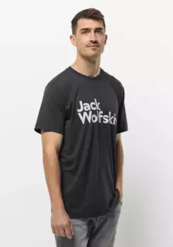 Футболка Jack Wolfskin "BRAND T M", черный