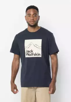 Футболка Jack Wolfskin "BRAND T M", синий