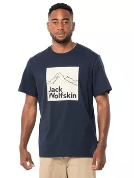 Футболка Jack Wolfskin BRAND T M, синий
