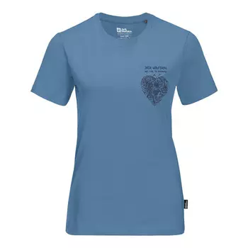 Футболка Jack Wolfskin, цвет blau/sturmblau