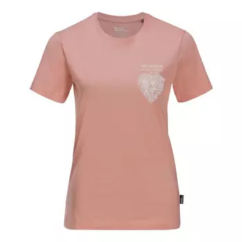 Футболка Jack Wolfskin, цвет rosa/beige